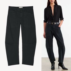 NILI LOTAN Shon Pants Carbon Faded Black Size 4